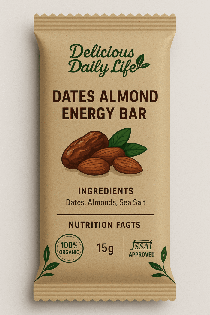 Dates amlond energy bar